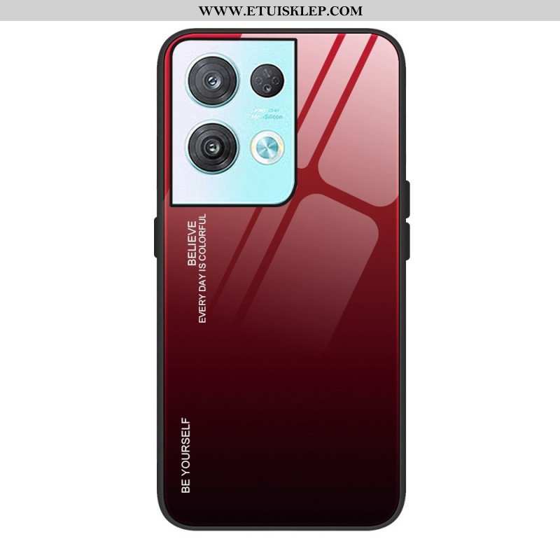 Etui do Oppo Reno 8 Pro Uwierz W Szkło Hartowane